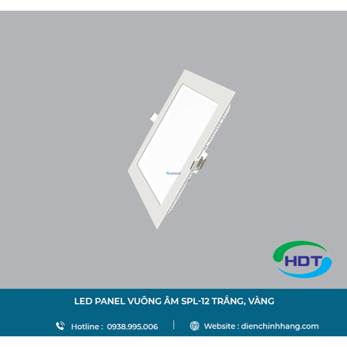 ĐÈN LED ÂM TRẦN MPE 12W VUÔNG SPL-12T, SPL-12V