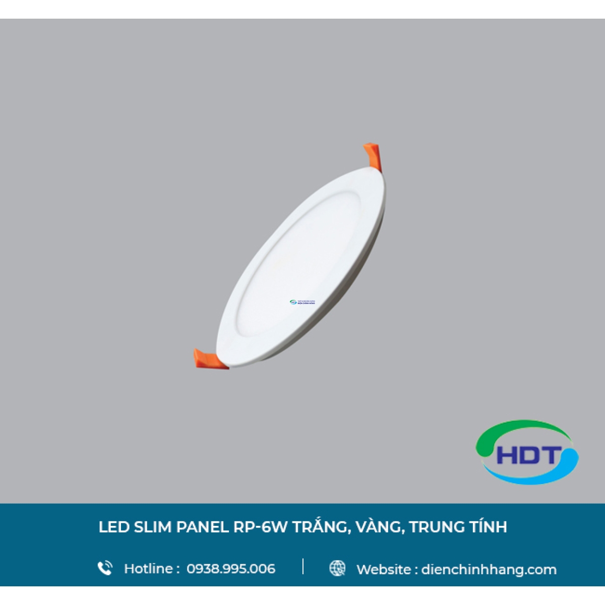 ĐÈN LED ÂM TRẦN MPE 6W TRÒN RP-6W TRẮNG, VÀNG, TRUNG TÍNH