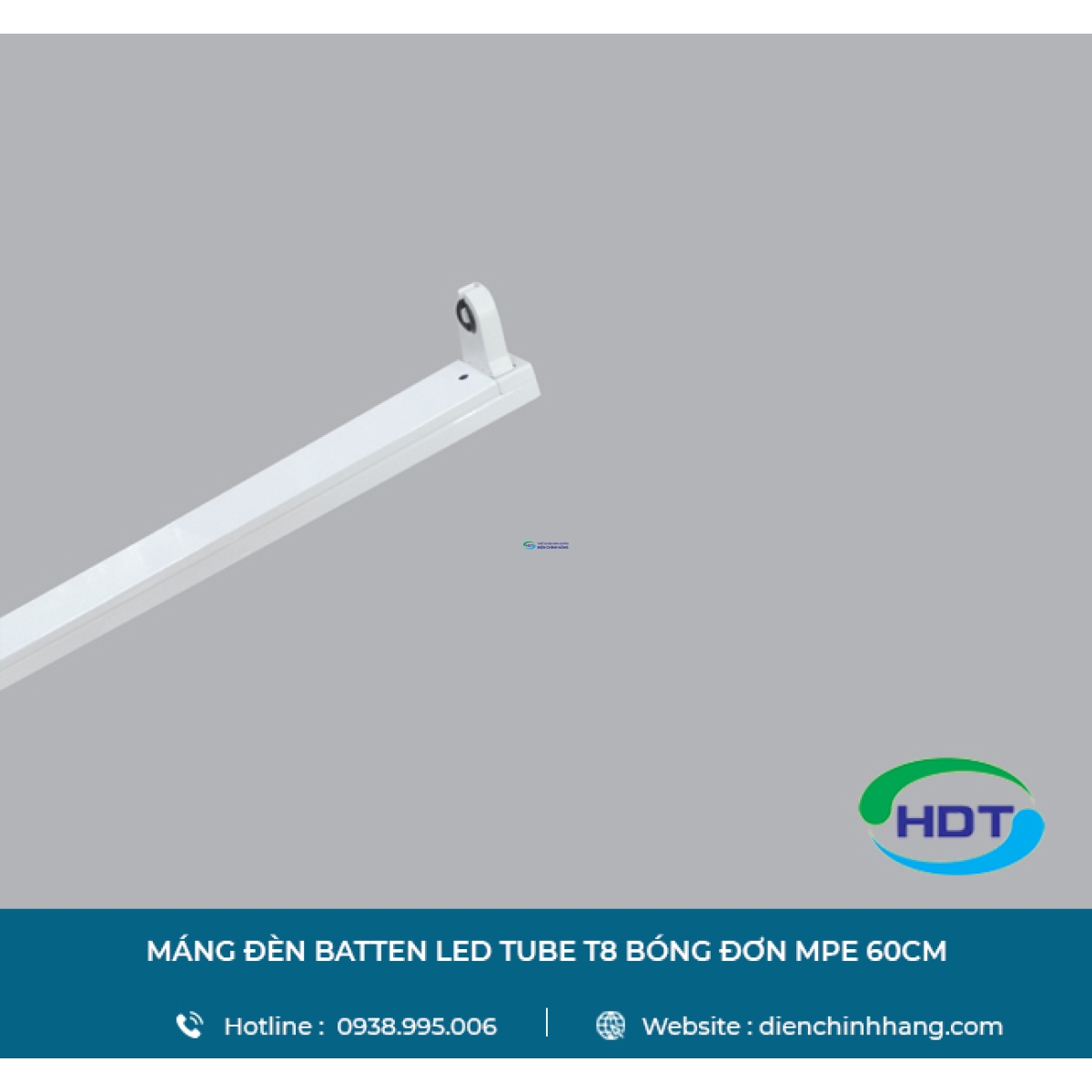  MÁNG ĐÈN BATTEN LED TUBE MPE T8 BÓNG ĐƠN 60CM