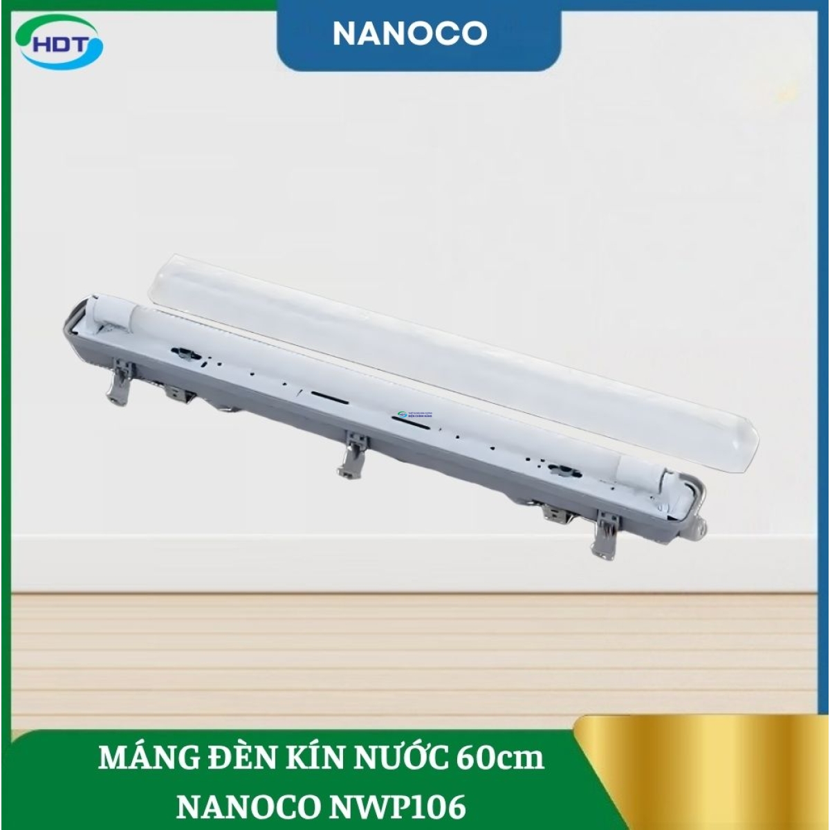 Máng Đèn Kín Nước 60cm Nanoco NWP106