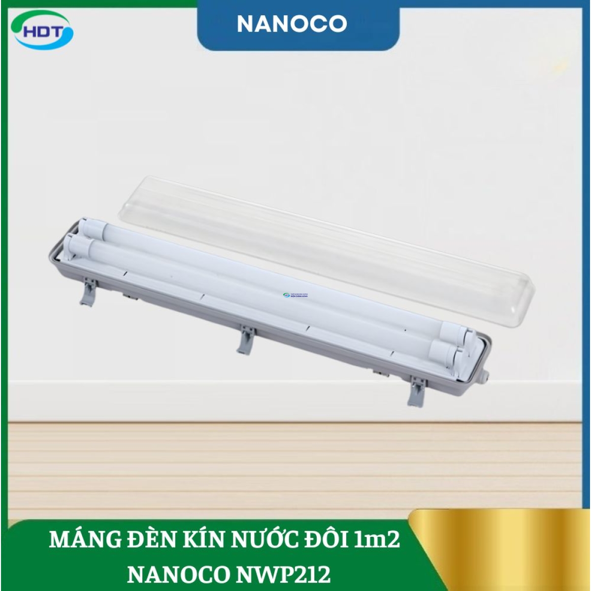 Máng Đèn Kín Nước Đôi 1m2 Nanoco NWP212