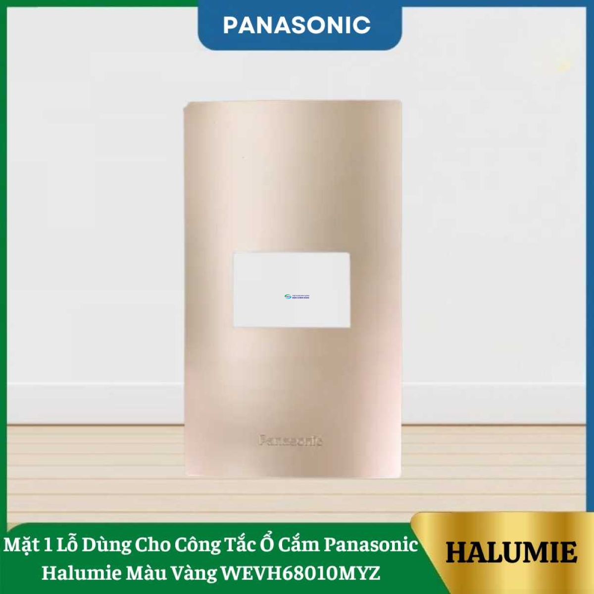Mặt 1 Lỗ Dùng Cho Công Tắc Ổ Cắm Panasonic Halumie Màu Vàng WEVH68010MYZ
