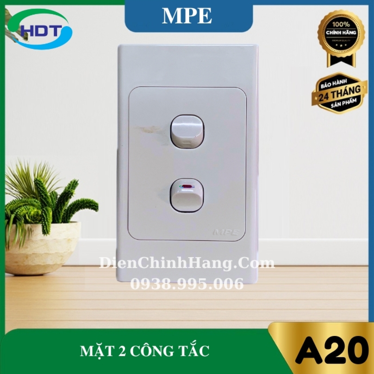 Mặt 2 lỗ MPE A202N