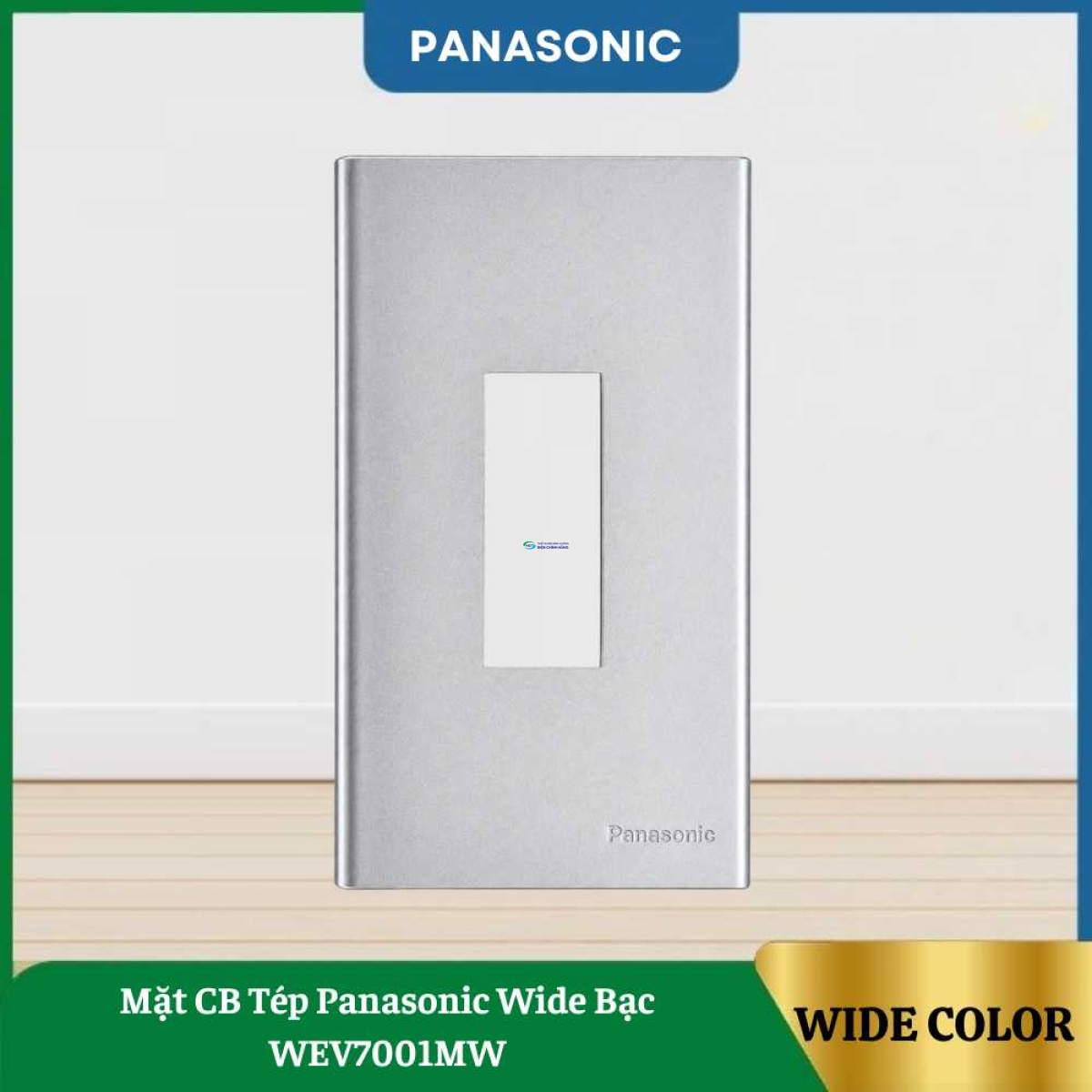Mặt CB Tép Panasonic Wide Bạc WEV7001MW