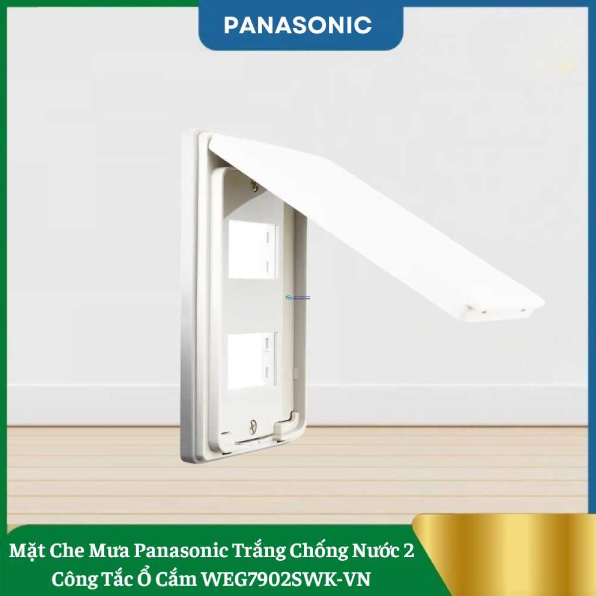 Mặt Che Mưa Panasonic Trắng Chống Nước 2 Công Tắc Ổ Cắm WEG7902SWK-VN