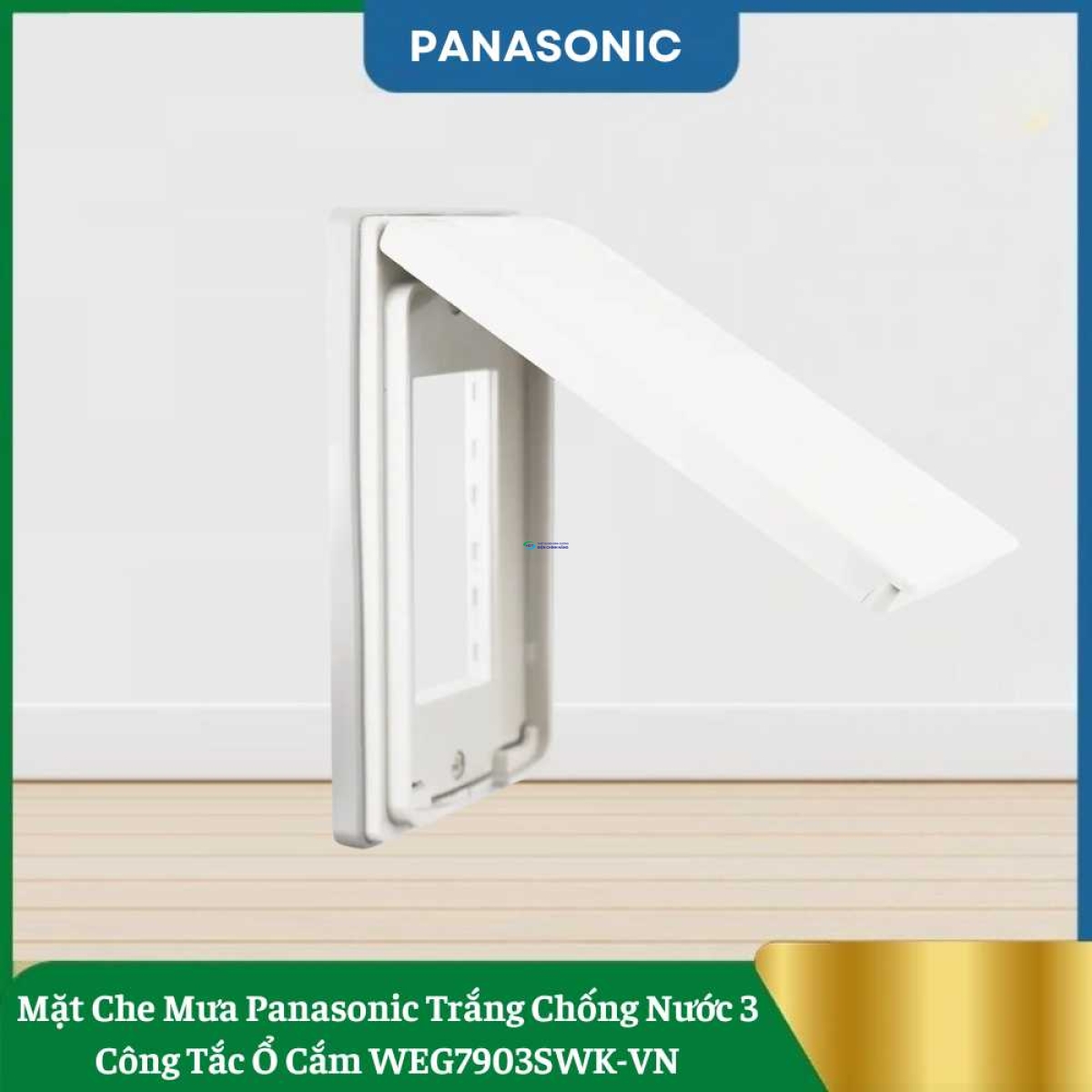 Mặt Che Mưa Panasonic Trắng Chống Nước 3 Công Tắc Ổ Cắm WEG7903SWK-VN