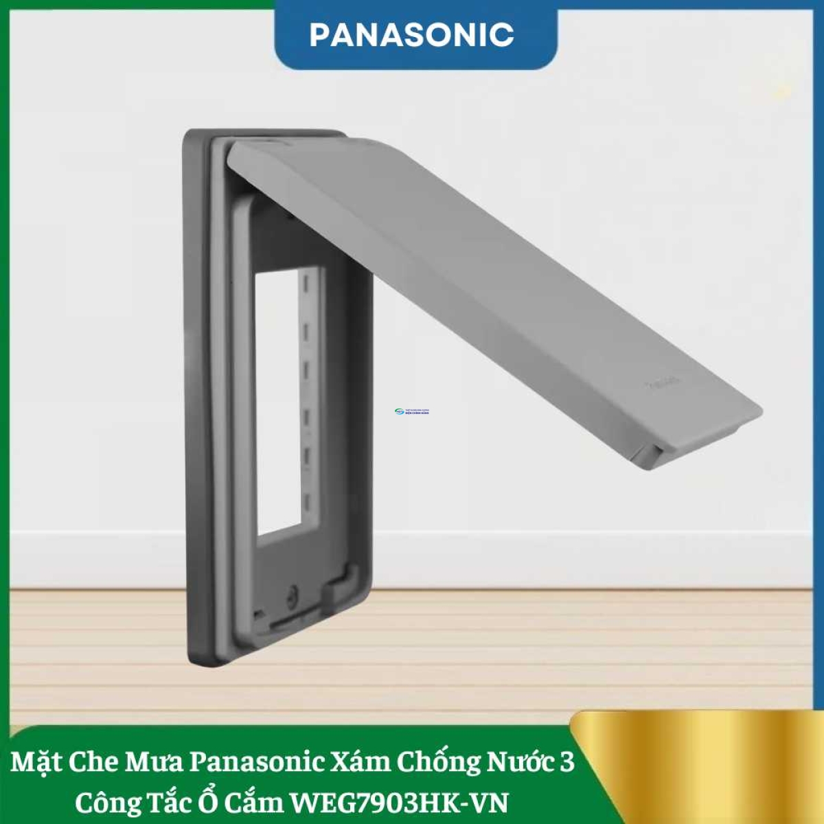Mặt Che Mưa Panasonic Xám Chống Nước 3 Công Tắc Ổ Cắm WEG7903HK-VN