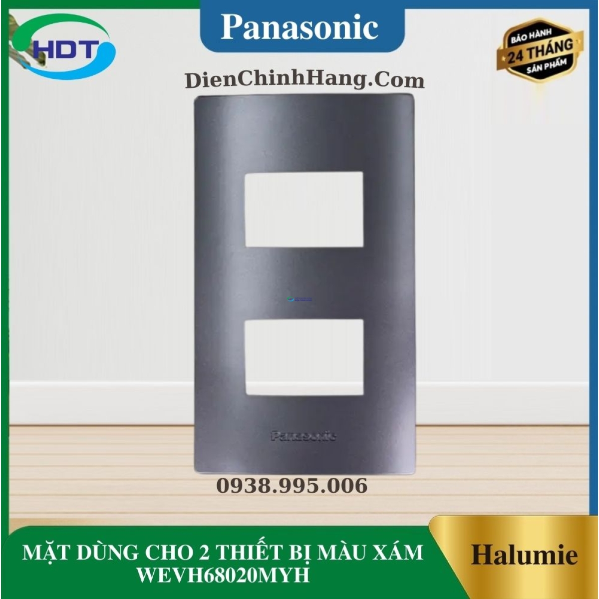 MẶT DÙNG CHO 2 THIẾT BỊ MÀU XÁM WEVH68020MYH