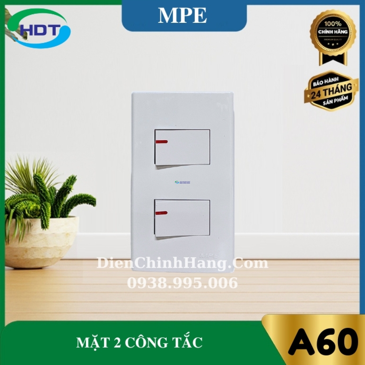 Mặt dùng cho 2 thiết bị MPE A602