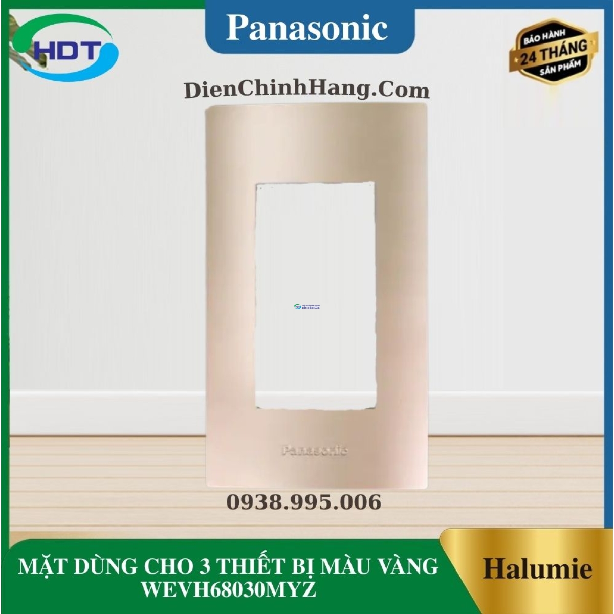 MẶT DÙNG CHO 3 THIẾT BỊ MÀU VÀNG WEVH68030MYZ
