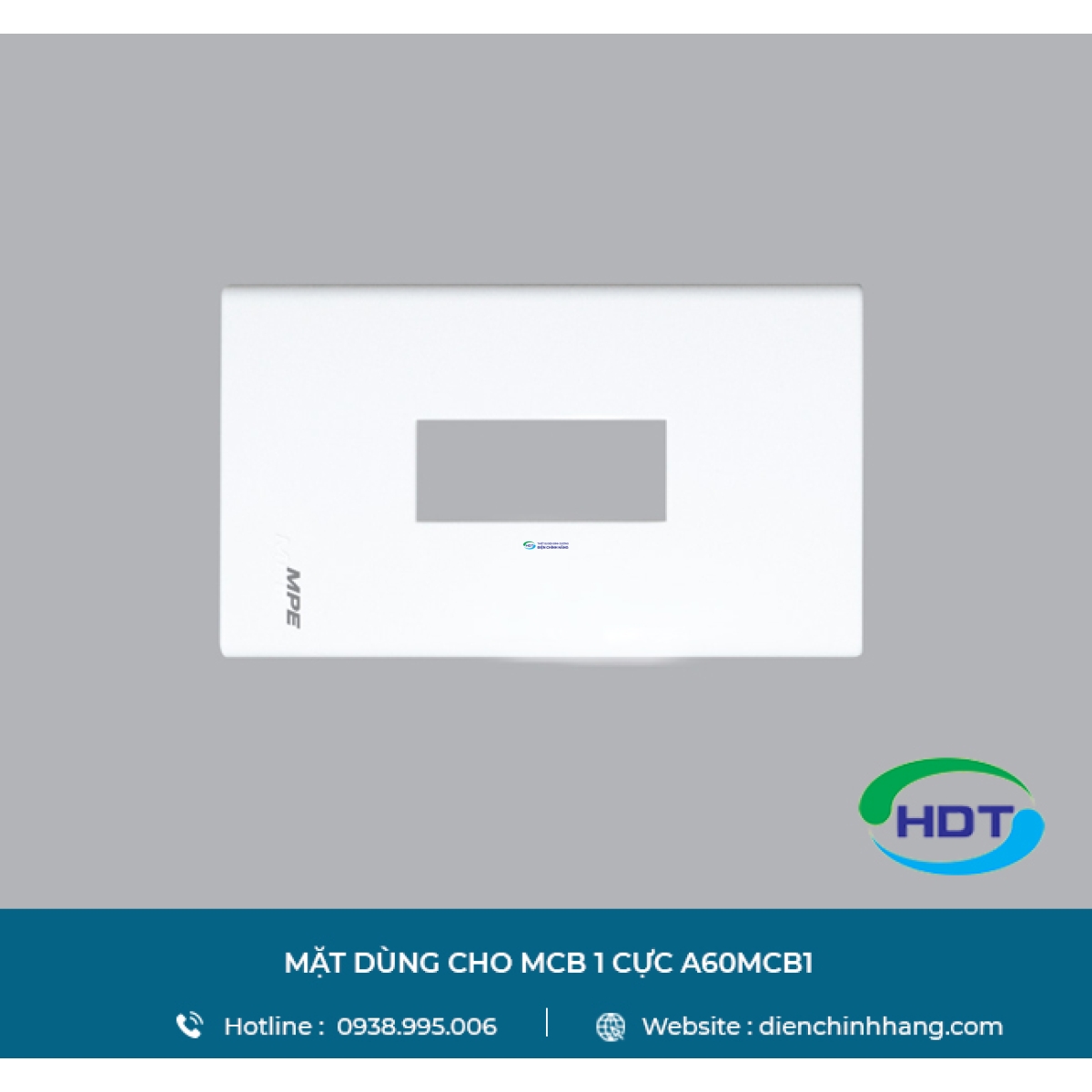 MẶT DÙNG CHO MCB 1 CỰC A60MCB1