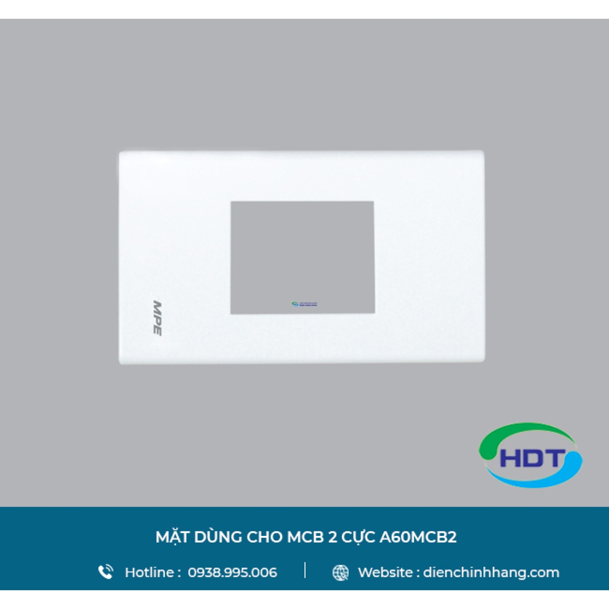 MẶT DÙNG CHO MCB 2 CỰC A60MCB2