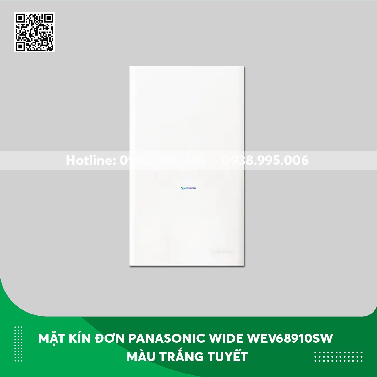 Mặt kín đơn Panasonic dòng Wide WEV68910SW màu trắng tuyết