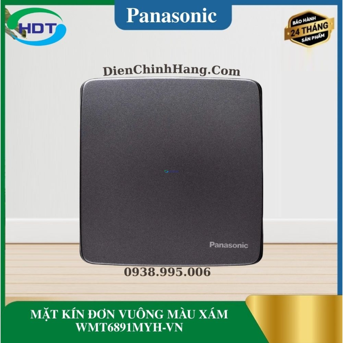 MẶT KÍN ĐƠN VUÔNG MÀU XÁM WMT6891MYH-VN