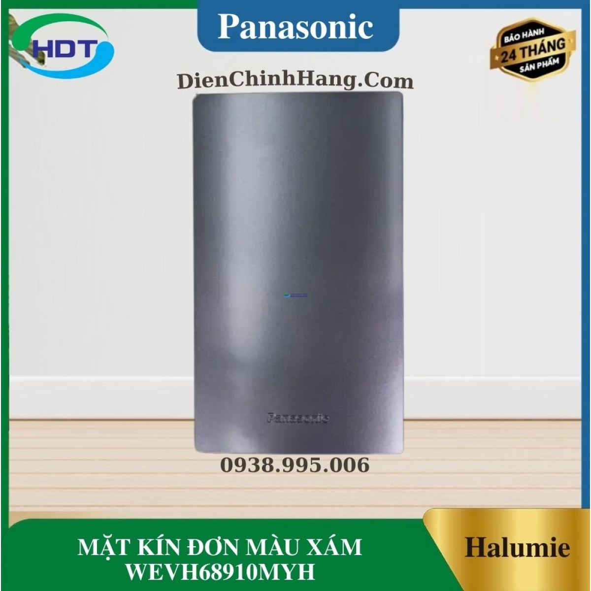 MẶT KÍN ĐƠN MÀU XÁM WEVH68910MYH
