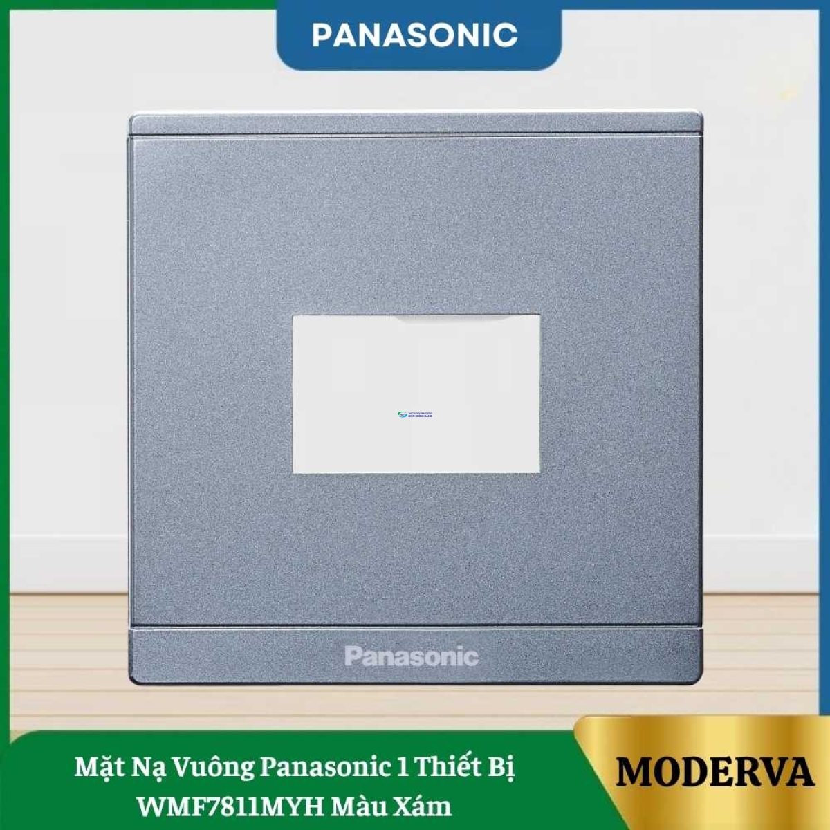 Mặt Nạ Vuông Panasonic 1 Thiết Bị WMF7811MYH Màu Xám