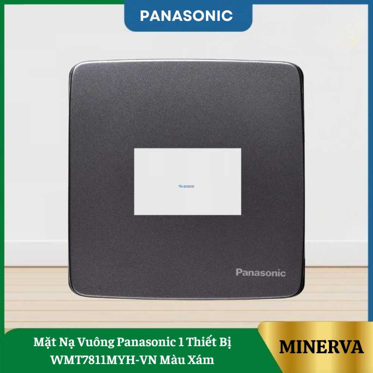Mặt Nạ Vuông Panasonic 1 Thiết Bị WMT7811MYH-VN Màu Xám