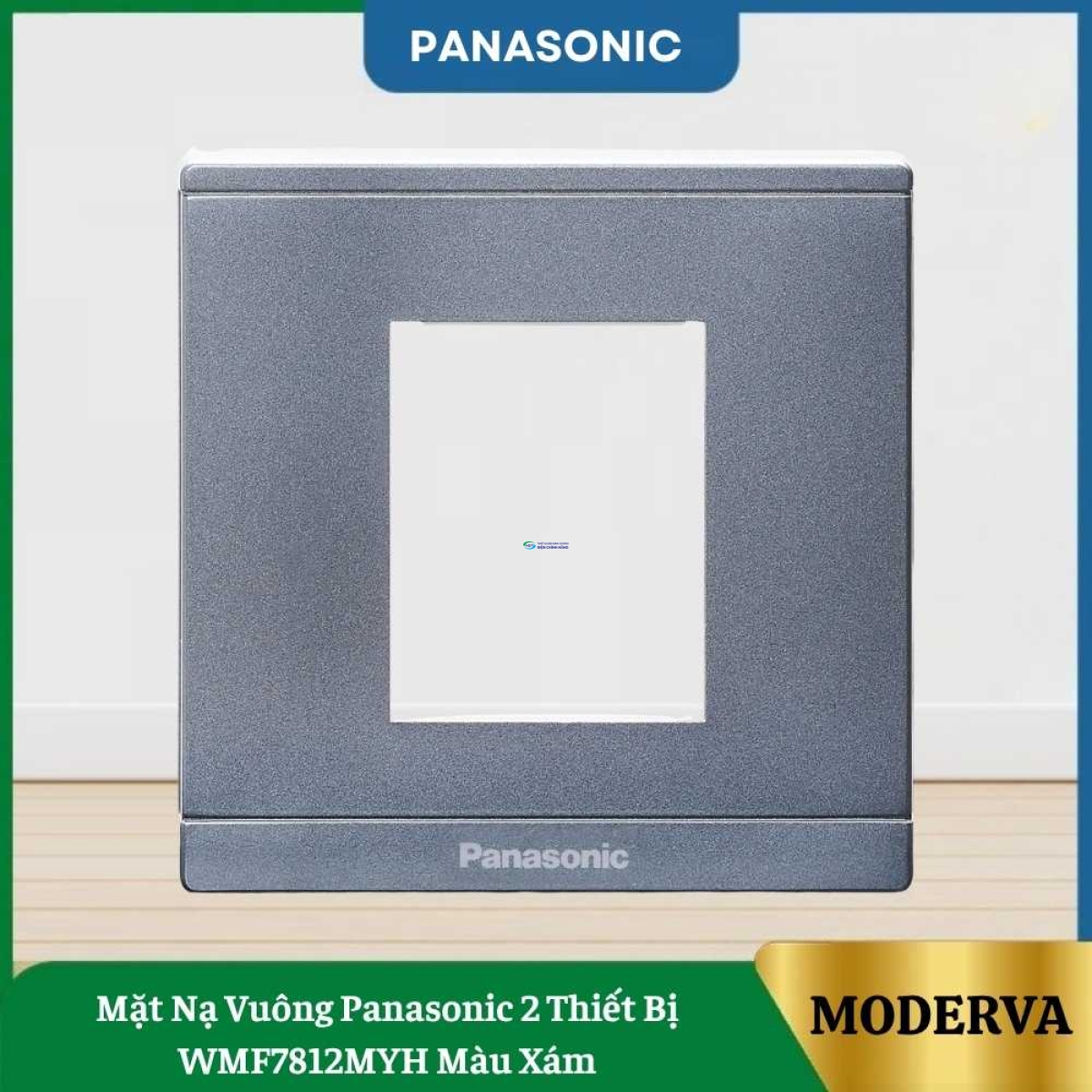Mặt Nạ Vuông Panasonic 2 Thiết Bị WMF7812MYH Màu Xám