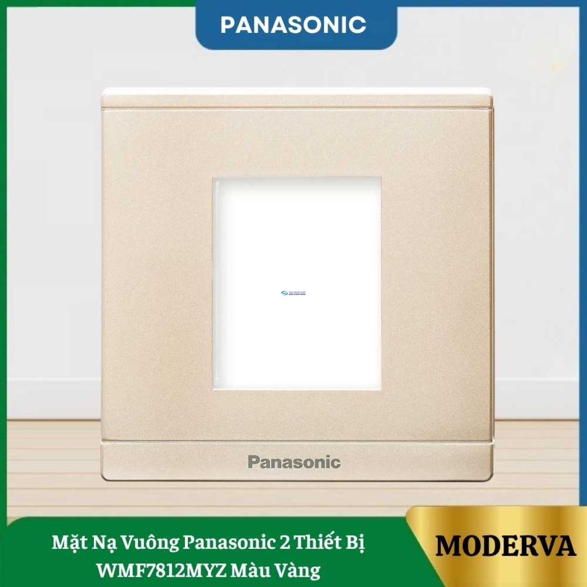 Mặt Nạ Vuông Panasonic 2 Thiết Bị WMF7812MYZ Màu Vàng