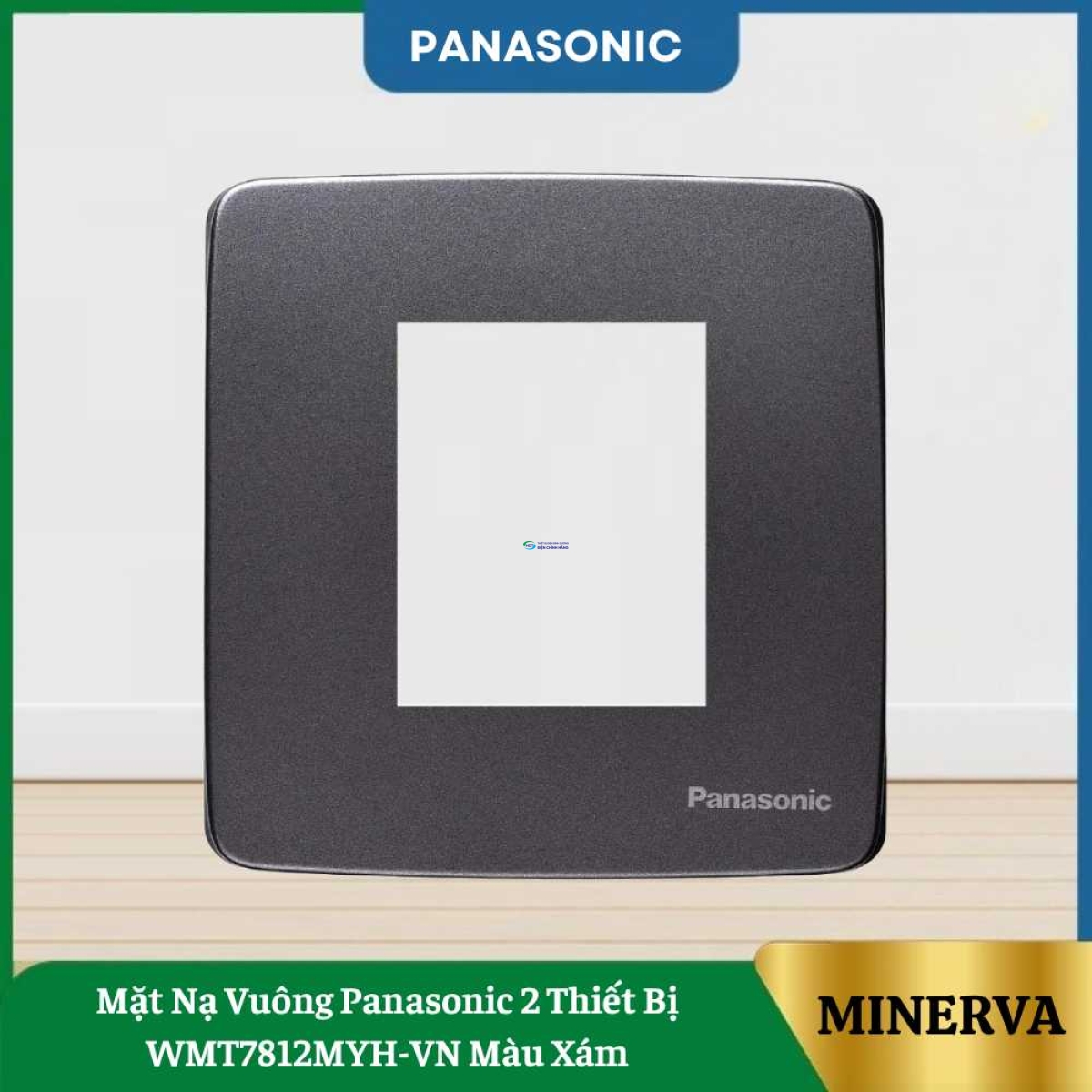 Mặt Nạ Vuông Panasonic 2 Thiết Bị WMT7812MYH-VN Màu Xám