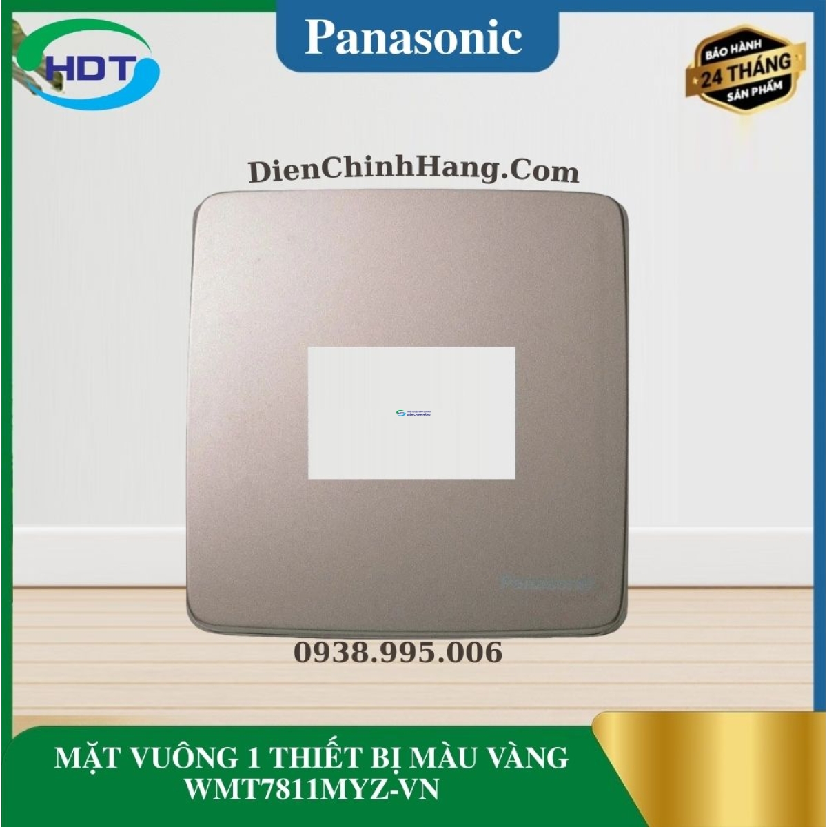 MẶT VUÔNG 1 THIẾT BỊ MÀU VÀNG WMT7811MYZ-VN