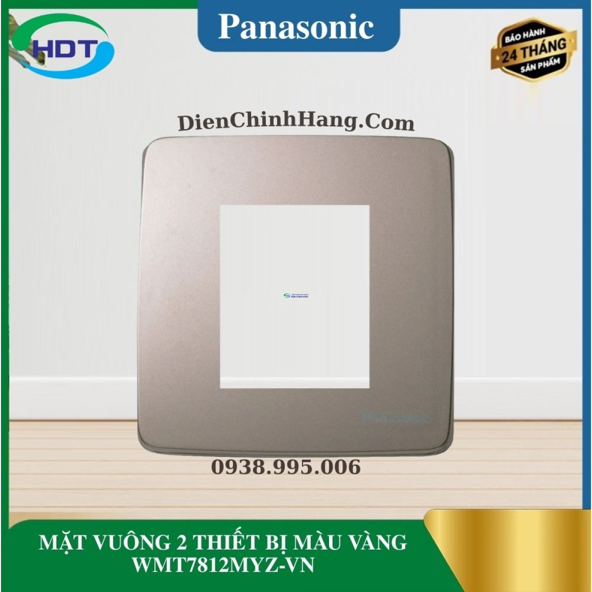 MẶT VUÔNG 2 THIẾT BỊ MÀU VÀNG WMT7812MYZ-VN