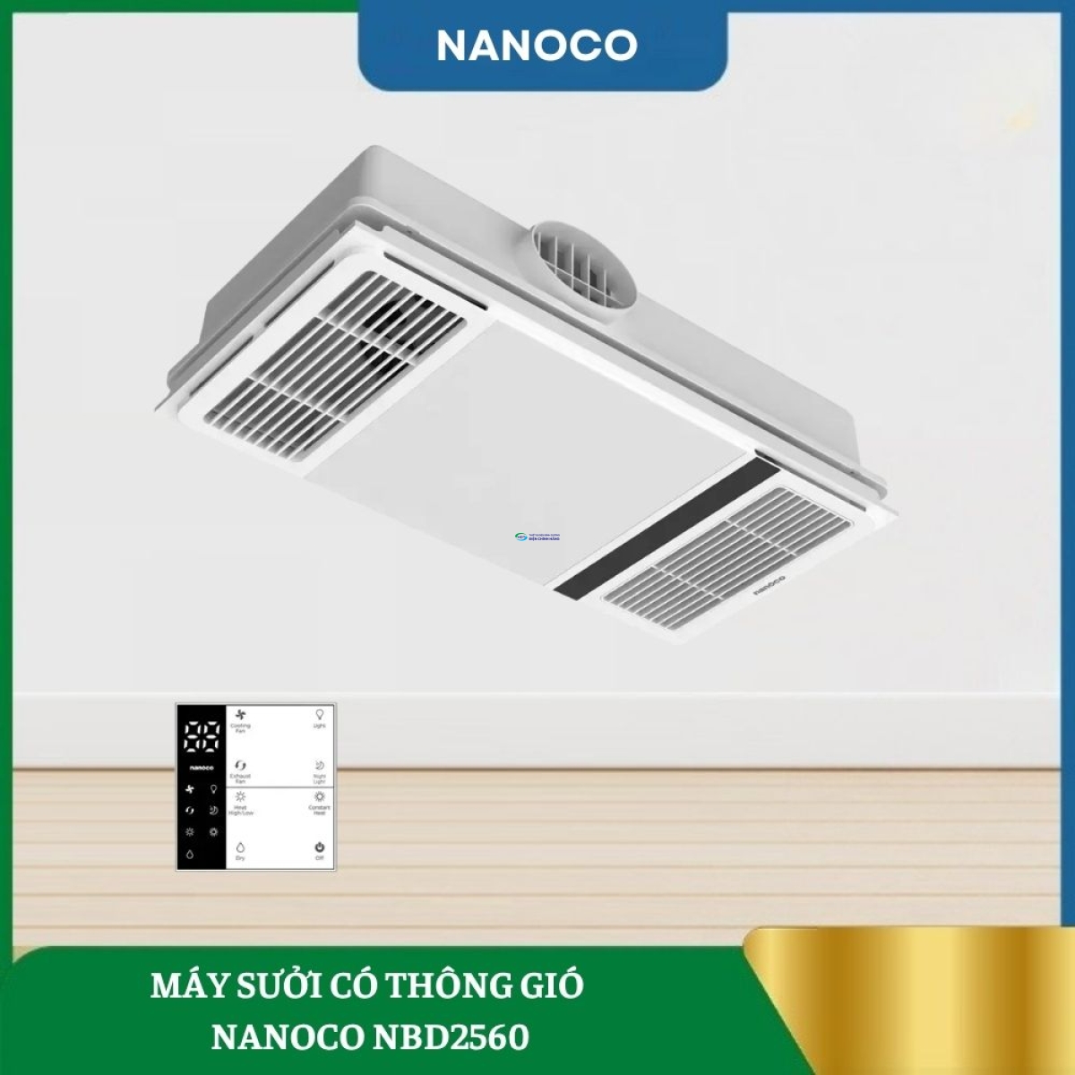Máy Sưởi Có Thông Gió Nanoco NBD2560