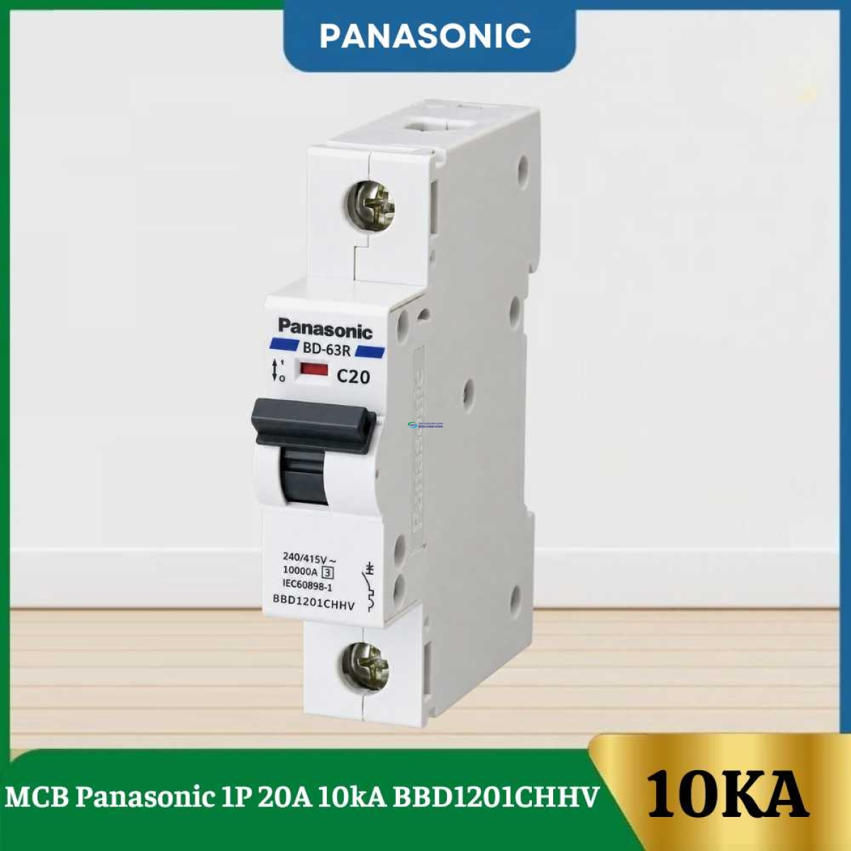 MCB Panasonic 1P 20A 10kA BBD1201CHHV