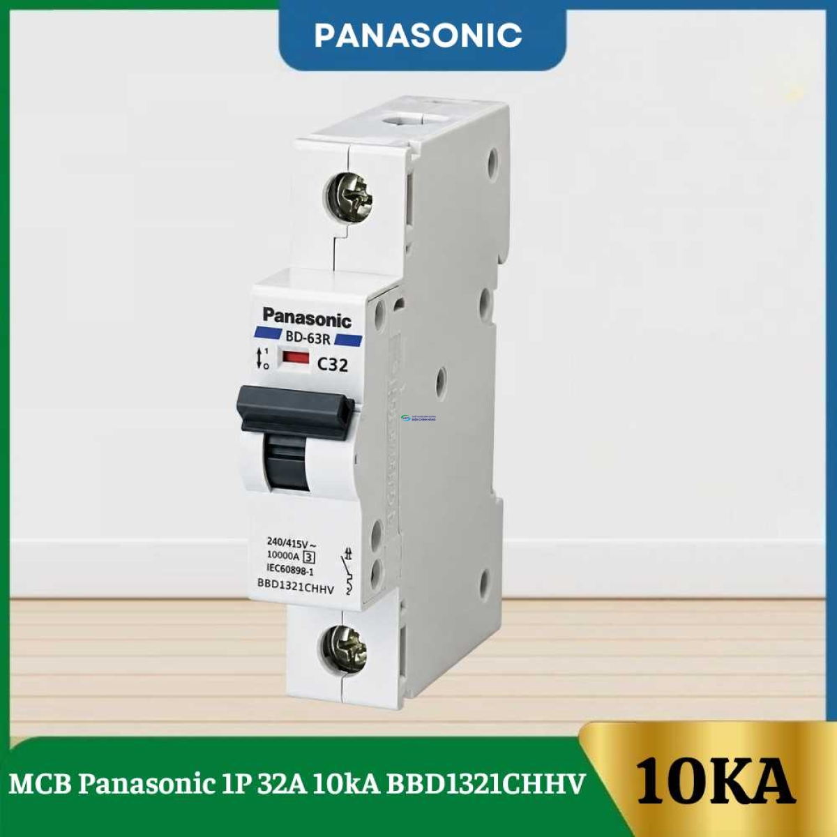MCB Panasonic 1P 32A 10kA BBD1321CHHV