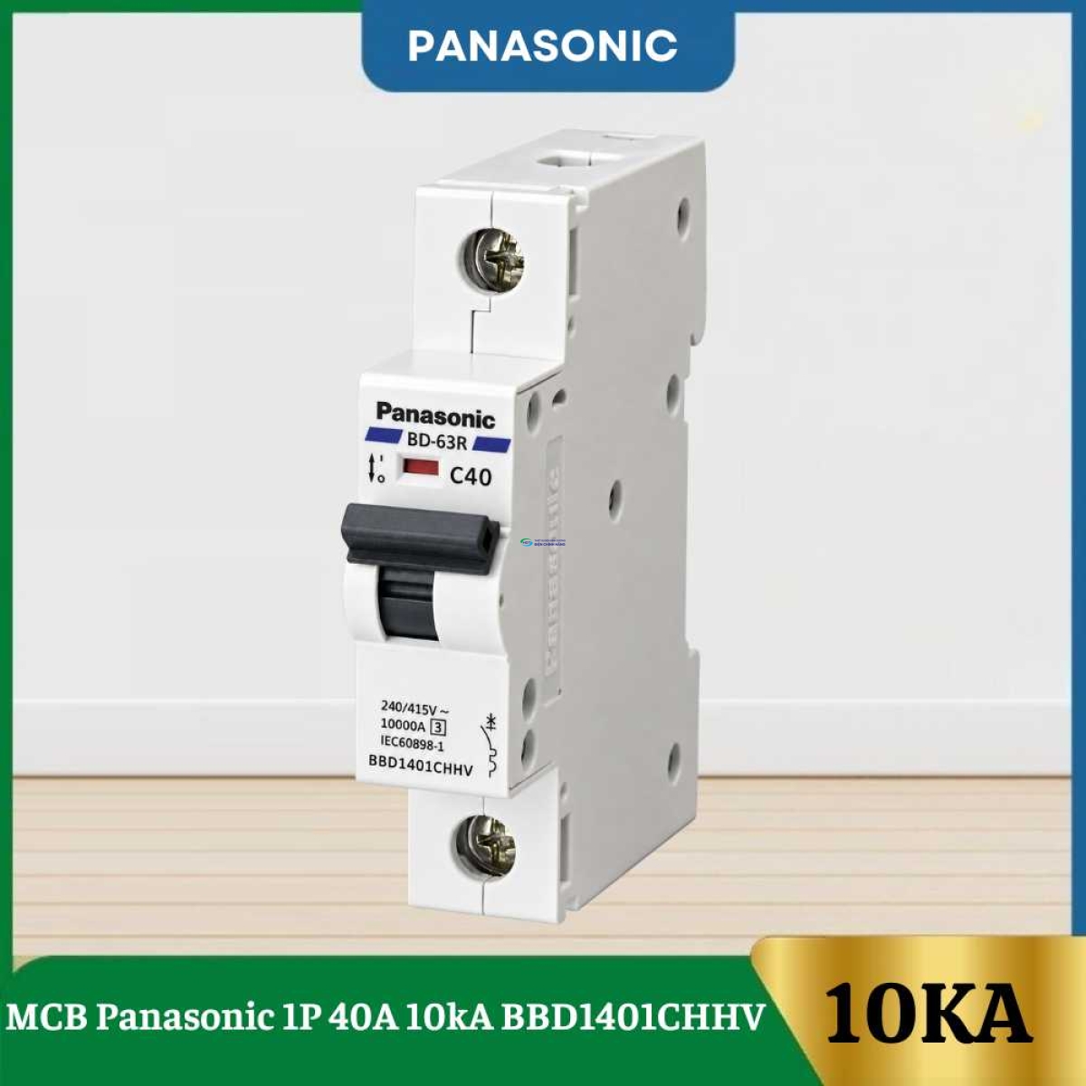 MCB Panasonic 1P 40A 10kA BBD1401CHHV