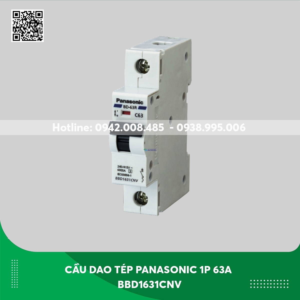 MCB Panasonic 1P 63A BBD1631CNV