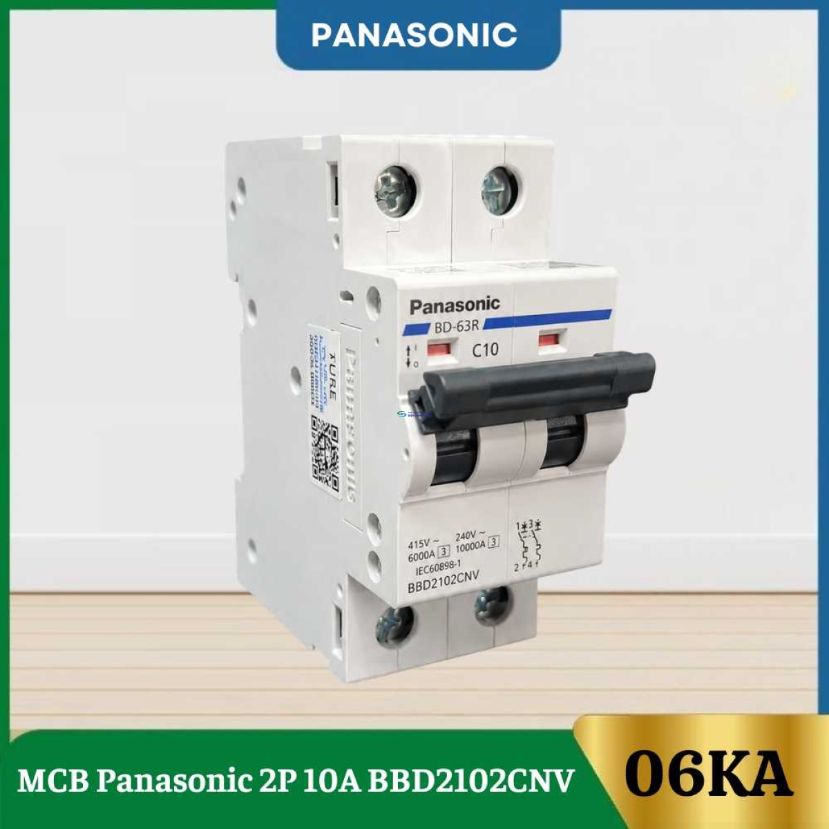 MCB Panasonic 2P 10A BBD2102CNV