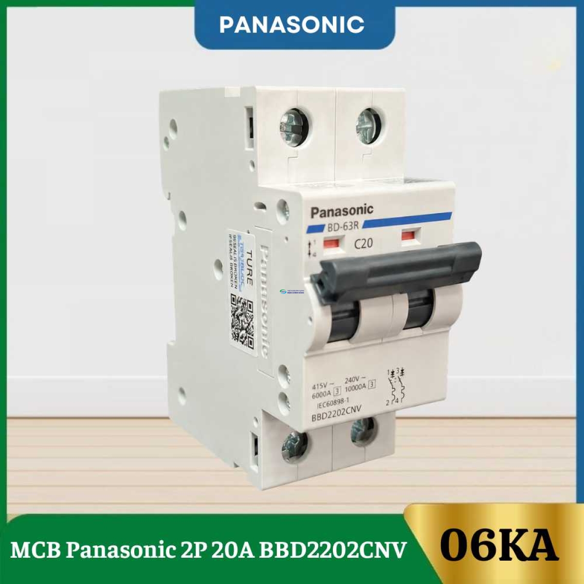 MCB Panasonic 2P 20A BBD2202CNV