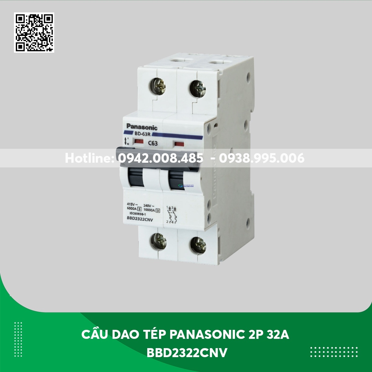 MCB Panasonic 2P 32A BBD2322CNV