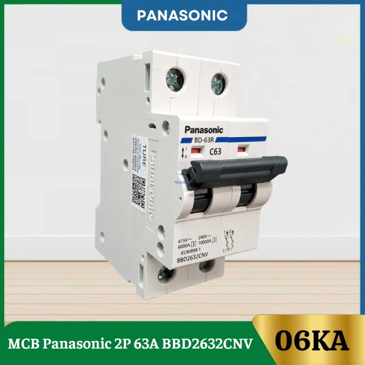 MCB Panasonic 2P 63A BBD2632CNV