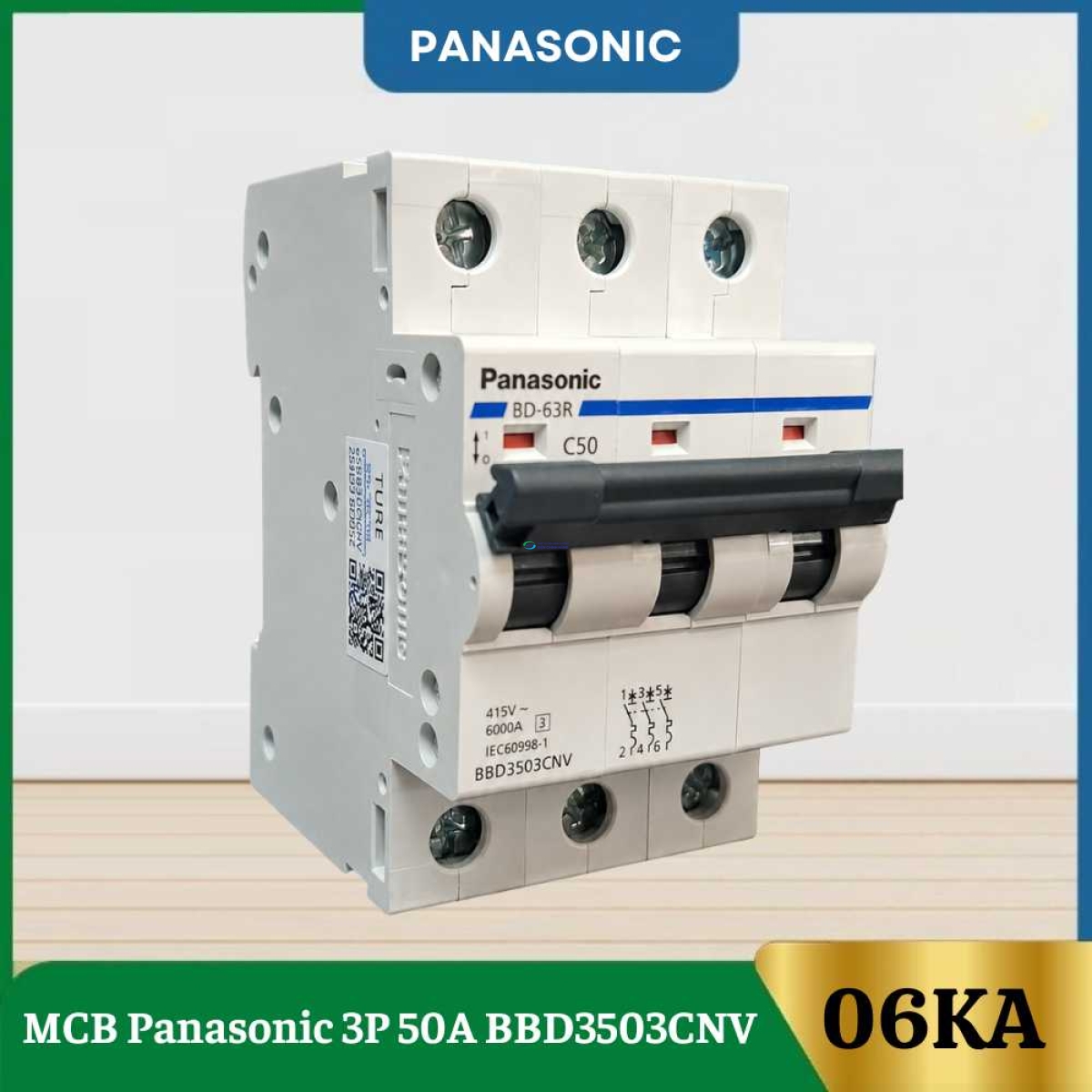 MCB Panasonic 3P 50A BBD3503CNV