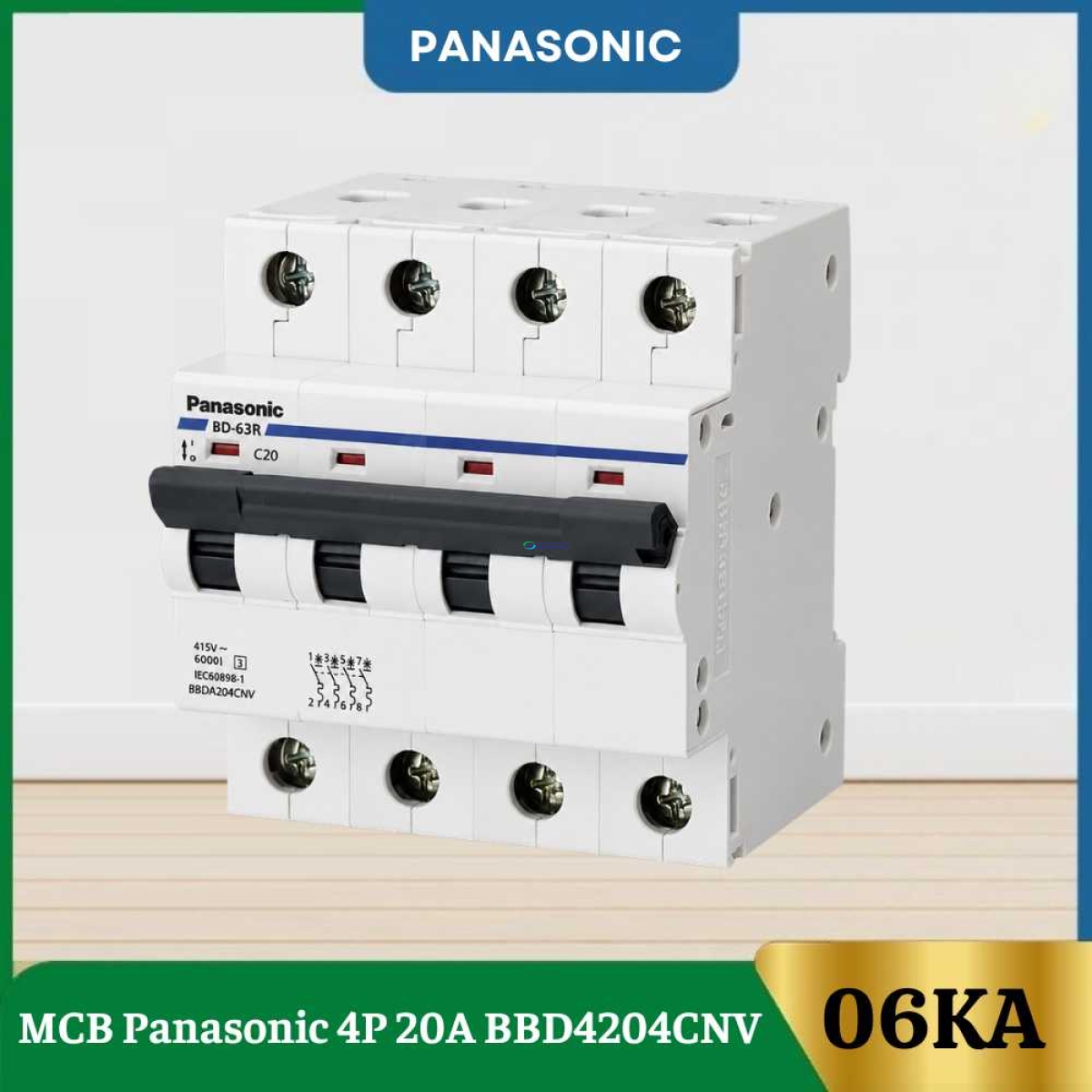 MCB Panasonic 4P 20A BBD4204CNV