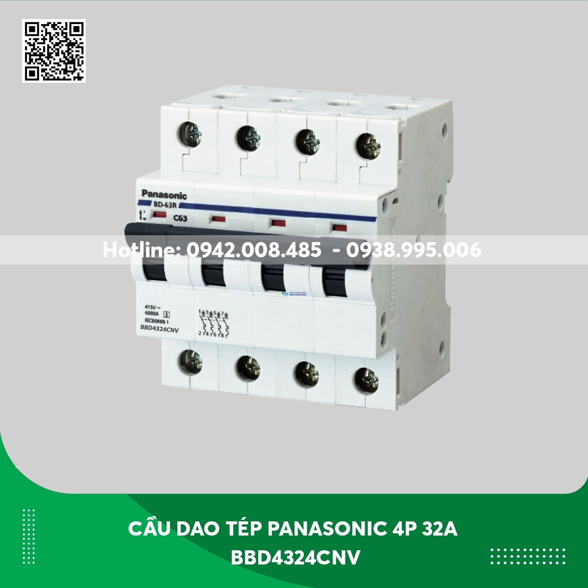 MCB Panasonic 4P 32A BBD4324CNV