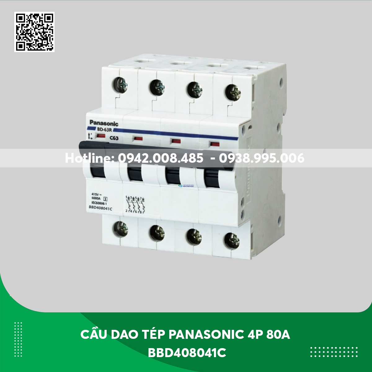 MCB Panasonic 4P 80A BBD408041C