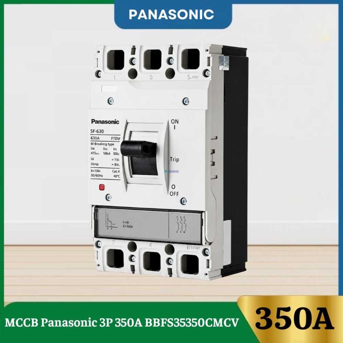 MCCB Panasonic 3P 350A BBFS35350CMCV