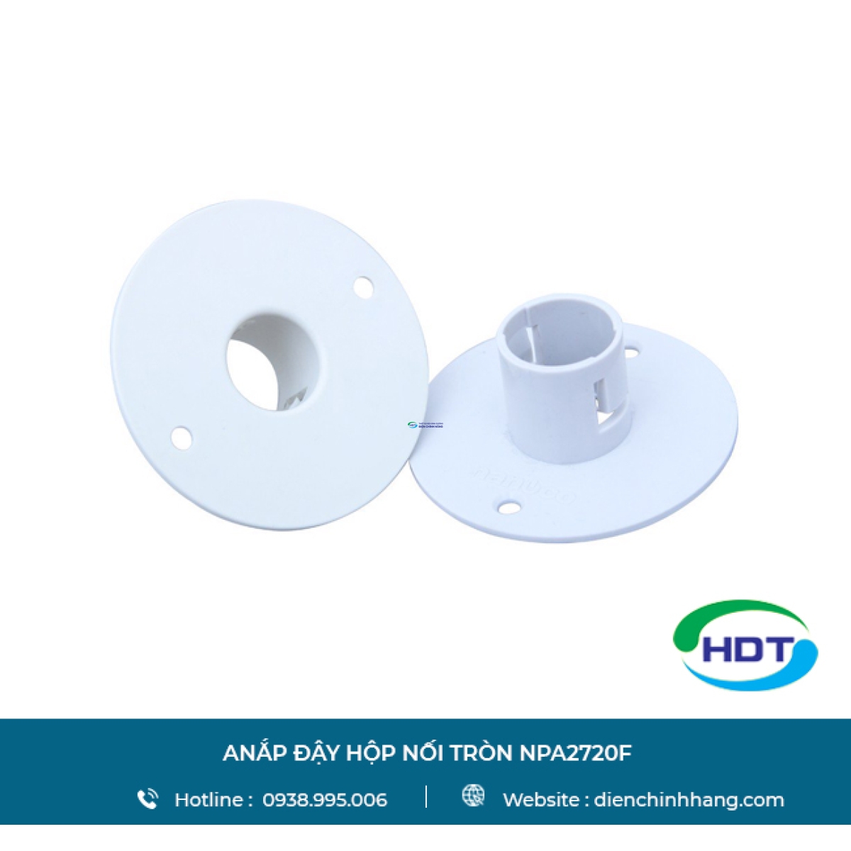 Nắp đậy hộp nối tròn Nanoco NPA2720F