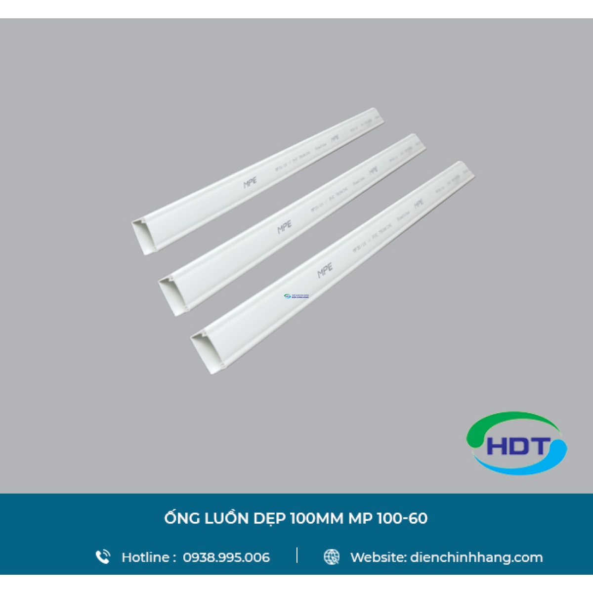 NẸP ĐIỆN VUÔNG MPE 100MM MPE MP 100-60