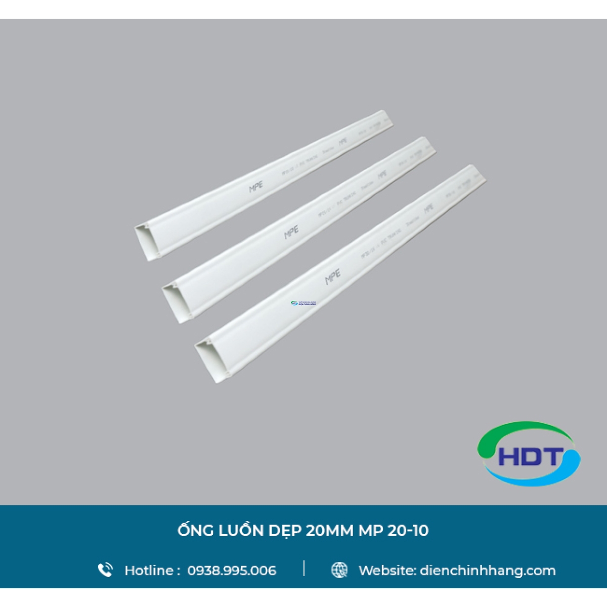 NẸP ĐIỆN VUÔNG MPE 20MM MPE MP 20-10