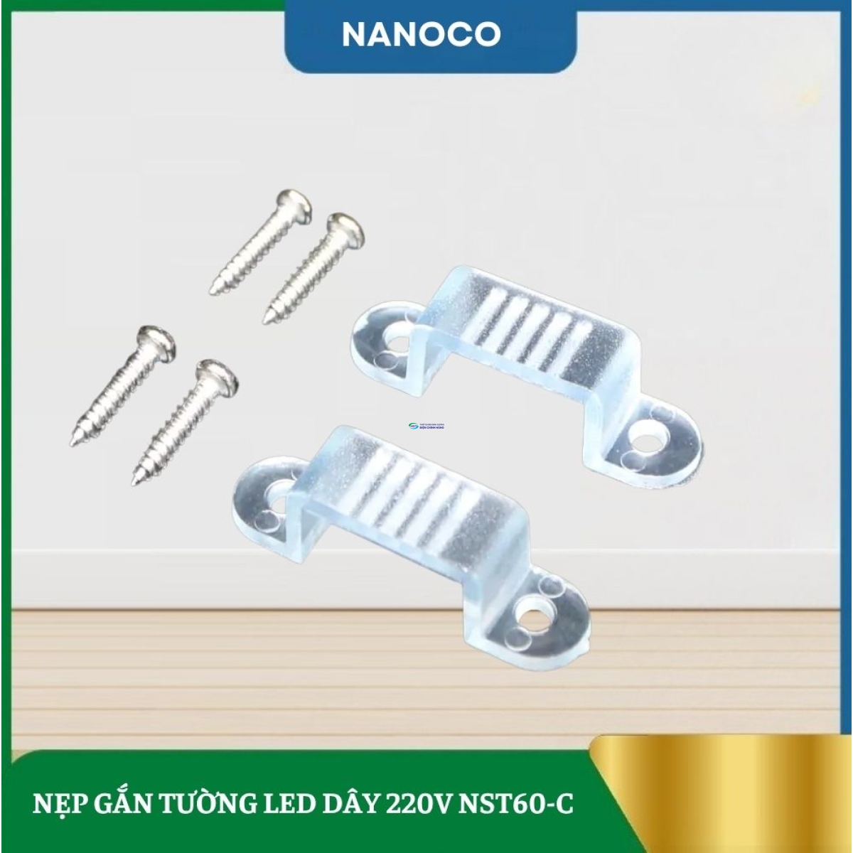 Nẹp Gắn Tường Led Dây 220V NST60-C