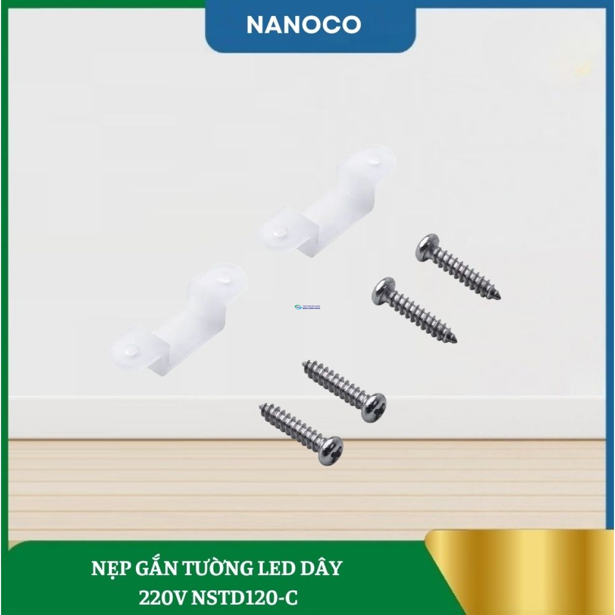Nẹp Gắn Tường Led Dây 220V NSTD120-C