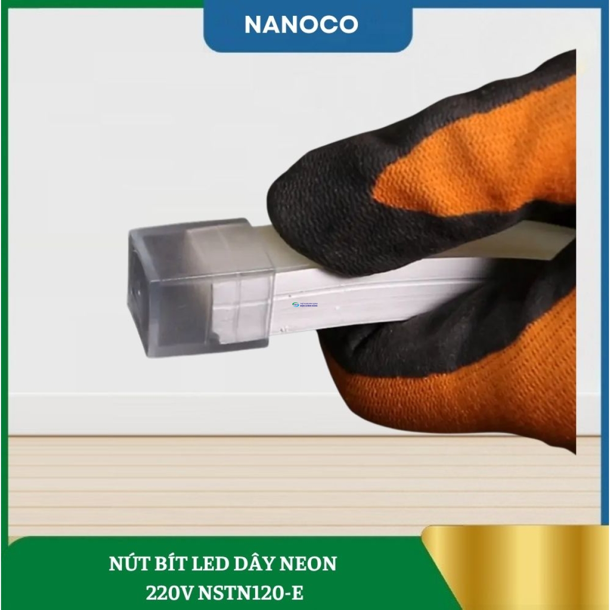 Nút Bít Led Dây Neon 220V NSTN120-E