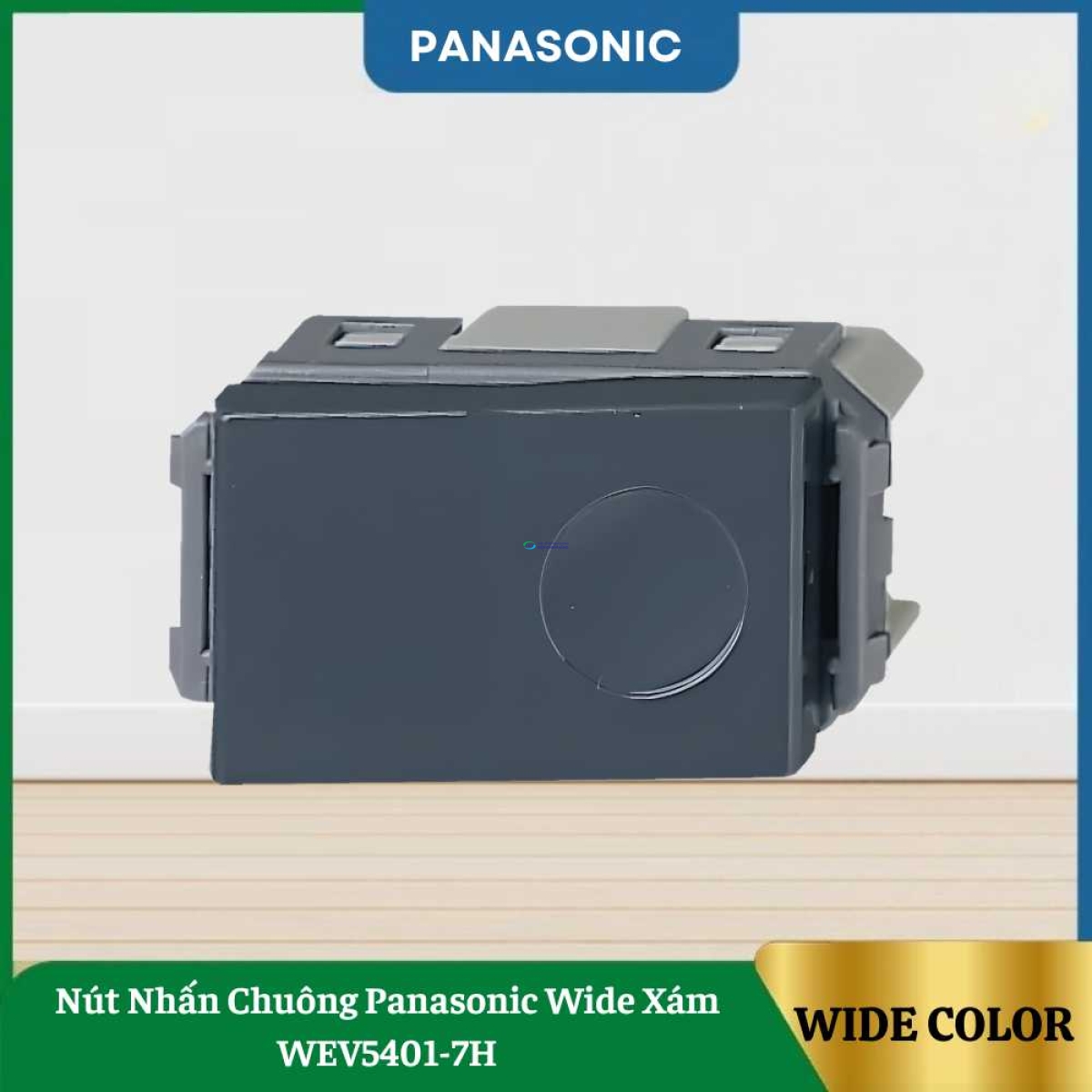 Nút Nhấn Chuông Panasonic Wide Xám WEV5401-7H