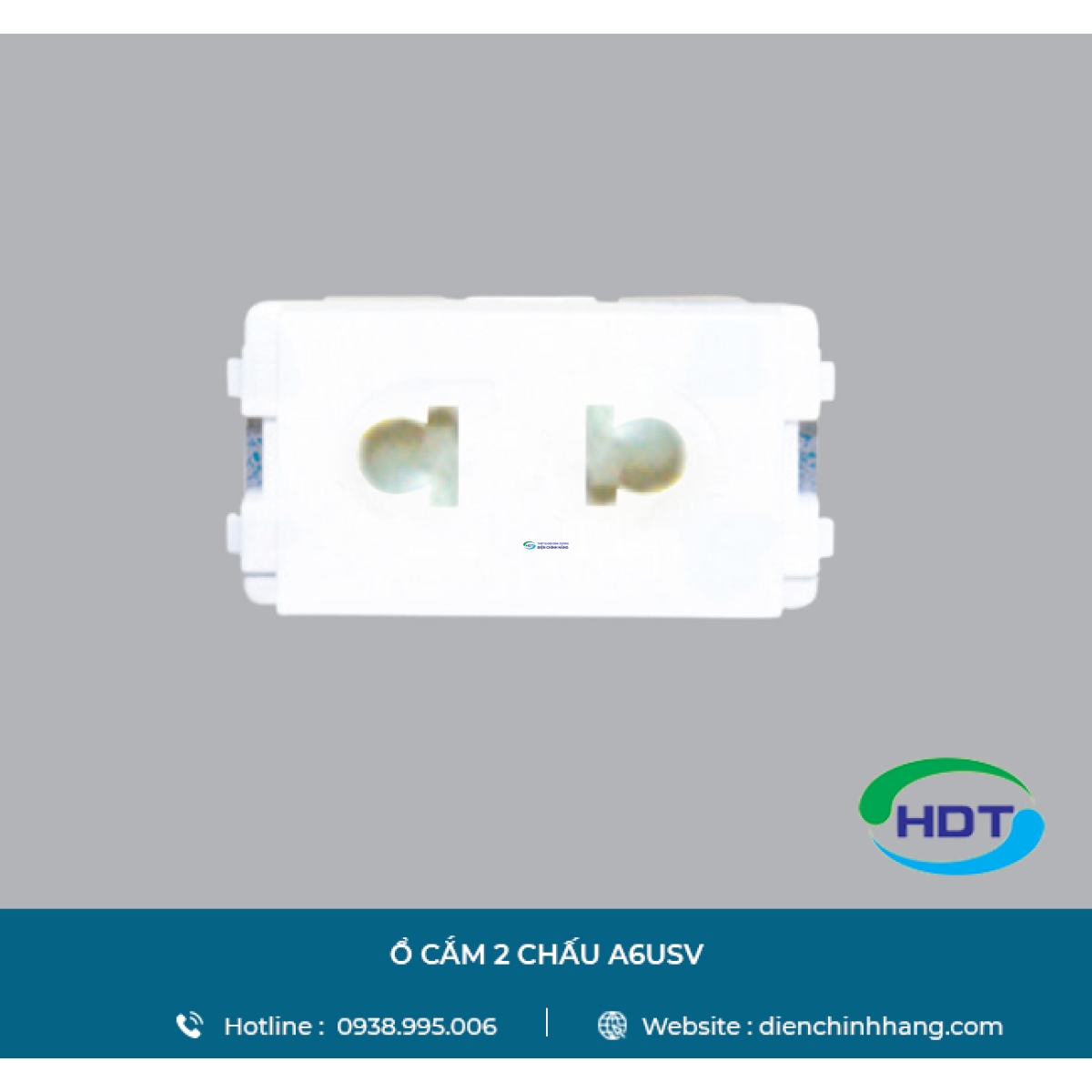 Ổ CẮM 2 CHẤU A6USV