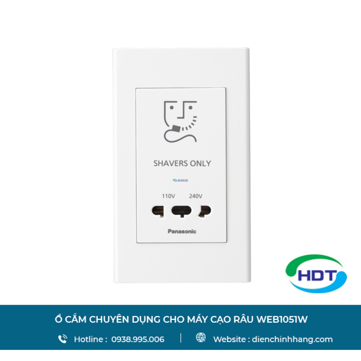Ổ cắm chuyên dụng cho máy cạo râu WEB1051W