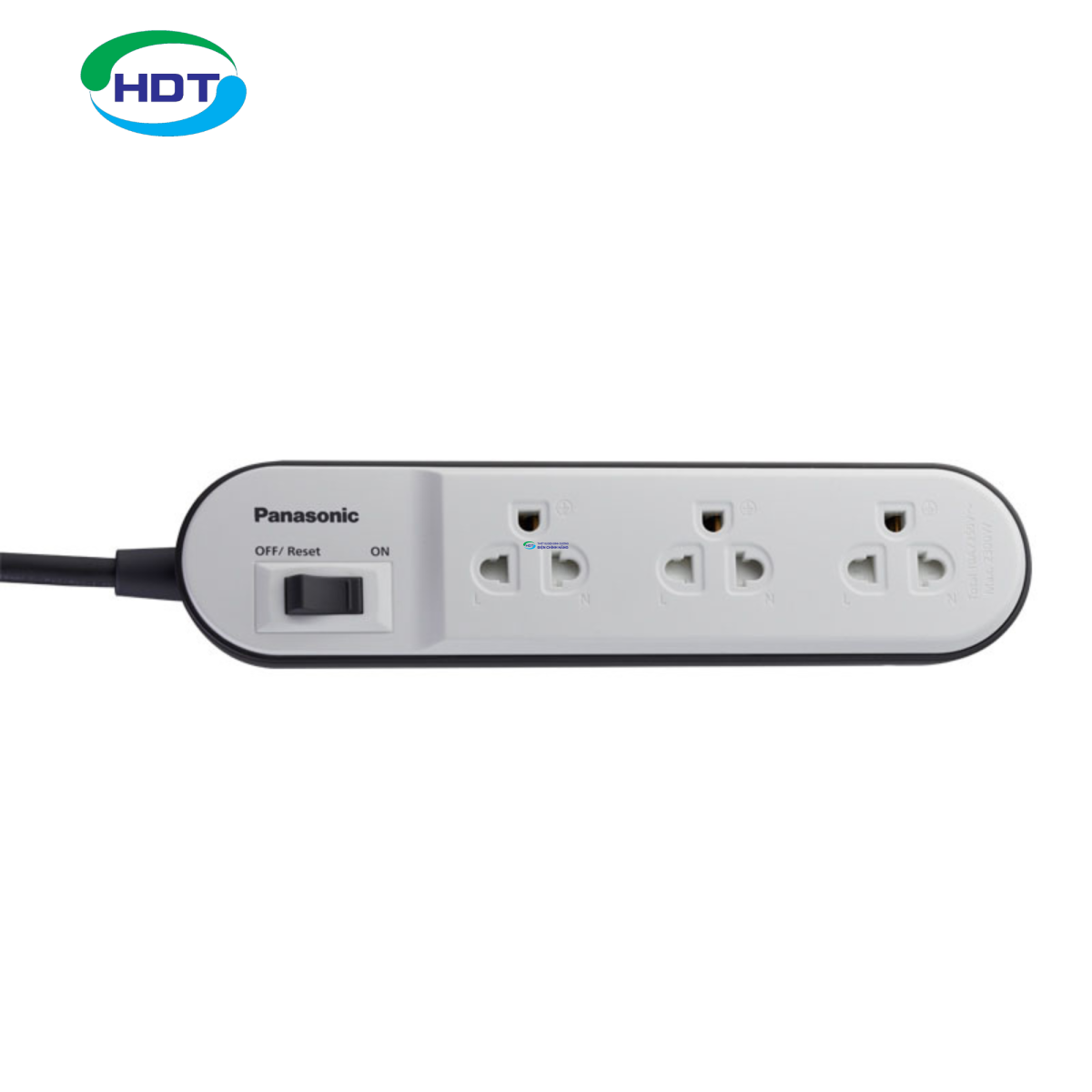 Ổ cắm có dây Panasonic WCHG24332W loại 3 Ổ cắm và 1 công tắc